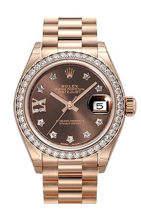 rolex womens rose gold watches|Rolex lady datejust rose gold.